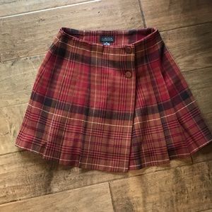 LIMITED Wool Plaid Skirt